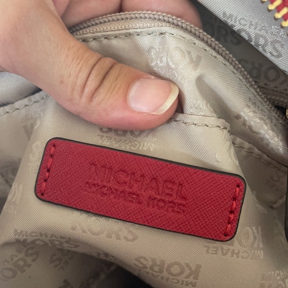 Red Michael Kors Purse - Picture 10 of 10